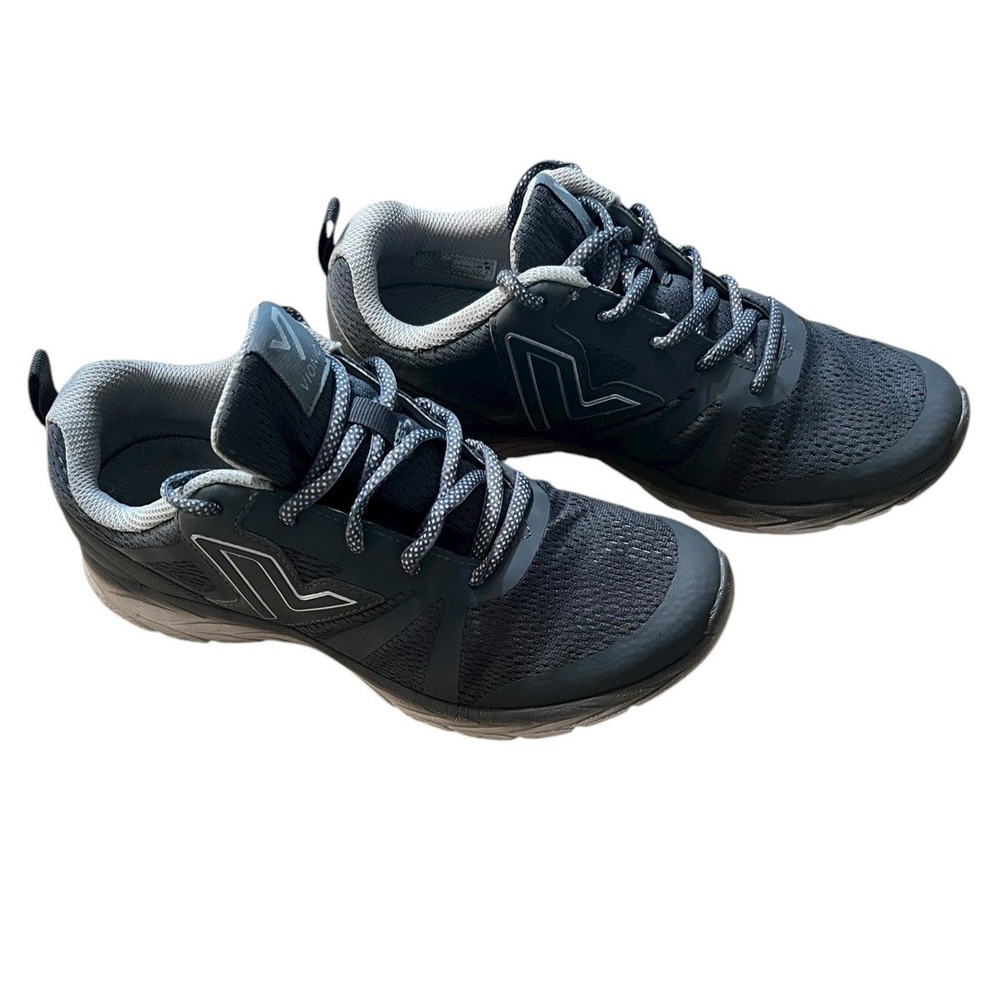 Vionic Womens 335 Miles Walking Shoes Gray Low Top Lace Up‎ 8  GUC Gray
